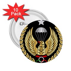 Iranian Army Freefall Parachutist Master 3rd Class Badge 2 25  Buttons (10 Pack)  by abbeyz71