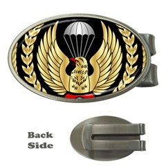 Iranian Army Freefall Parachutist Master 3rd Class Badge Money Clips (oval)  by abbeyz71