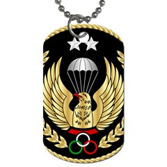 Iranian Army Parachutist Freefall Master 2nd Class Badge Dog Tag (two Sides) by abbeyz71