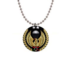 Iranian Army Parachutist Freefall Master 2nd Class Badge 1  Button Necklace by abbeyz71