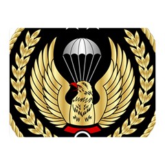 Iranian Army Parachutist Freefall Master 2nd Class Badge Double Sided Flano Blanket (mini)  by abbeyz71