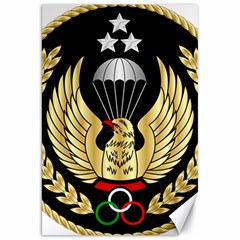 Iranian Army Freefall Parachutist Master 1st Class Badge Canvas 20  X 30  by abbeyz71