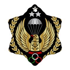 Iranian Army Freefall Parachutist Master 1st Class Badge Ornament (snowflake) by abbeyz71