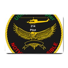 Iranian Army Aviation Bell 214 Helicopter Pilot Chest Badge Small Doormat  by abbeyz71