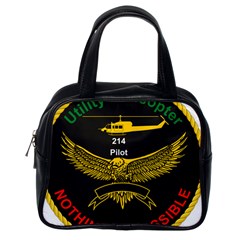 Iranian Army Aviation Bell 214 Helicopter Pilot Chest Badge Classic Handbag (one Side) by abbeyz71