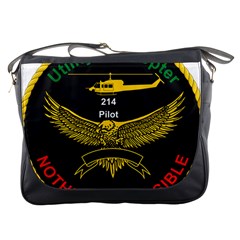Iranian Army Aviation Bell 214 Helicopter Pilot Chest Badge Messenger Bag