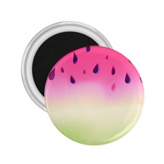 Watermelon Pastel Gradient Pink Watermelon Pastel Gradient 2 25  Magnets by genx