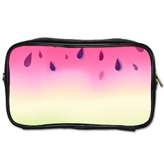 Watermelon Pastel Gradient Pink Watermelon Pastel Gradient Toiletries Bag (one Side) by genx