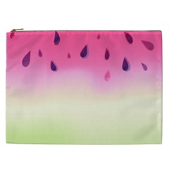 Watermelon Pastel Gradient Pink Watermelon Pastel Gradient Cosmetic Bag (xxl) by genx