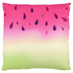 Watermelon Pastel Gradient Pink Watermelon Pastel Gradient Standard Flano Cushion Case (two Sides) by genx