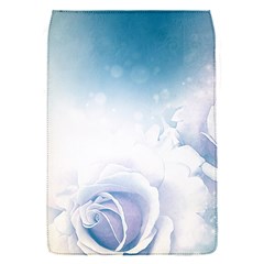 Beautiful Floral Design In Soft Blue Colors Removable Flap Cover (s) by FantasyWorld7