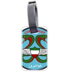 Iranian Army Aviation Cobra Helicopter Pilot Chest Badge Luggage Tags (two Sides) by abbeyz71