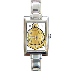 Iranian Navy Amphibious Warfare Badge Rectangle Italian Charm Watch by abbeyz71