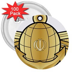 Iranian Navy Amphibious Warfare Badge 3  Buttons (100 Pack)  by abbeyz71