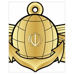 Iranian Navy Amphibious Warfare Badge Drawstring Bag (small) by abbeyz71