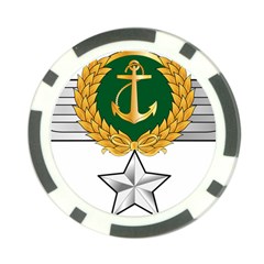 Iranian Navy Amphibious Warfare Badge Poker Chip Card Guard (10 Pack) by abbeyz71