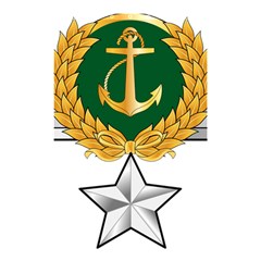 Iranian Navy Amphibious Warfare Badge Shower Curtain 48  X 72  (small)  by abbeyz71