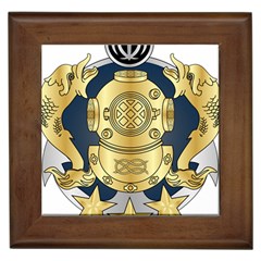 Iranian Navy Special Diver First Class Badge Framed Tiles by abbeyz71