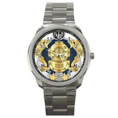 Iranian Navy Special Diver Second Class Badge Sport Metal Watch by abbeyz71