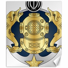 Iranian Navy Special Diver Third Class Badge Canvas 8  X 10  by abbeyz71