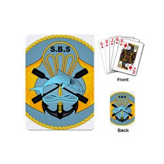 Iranian Navy Special Boat Service Badge Playing Cards (mini) by abbeyz71