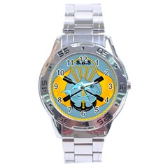 Iranian Navy Special Boat Service Badge Stainless Steel Analogue Watch by abbeyz71