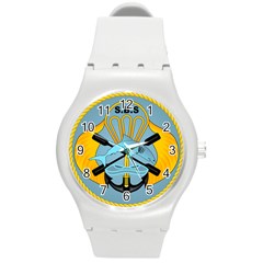 Iranian Navy Special Boat Service Badge Round Plastic Sport Watch (m) by abbeyz71