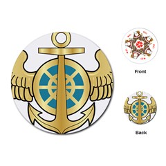 Iranian Navy Aviation Pilot Badge Playing Cards (round) by abbeyz71