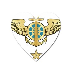 Iranian Navy Aviation Pilot Badge Third Class Heart Magnet by abbeyz71