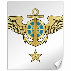 Iranian Navy Aviation Pilot Badge Third Class Canvas 11  X 14  by abbeyz71