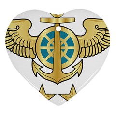 Iranian Navy Aviation Pilot Badge 2nd Class Ornament (heart)