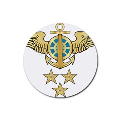Iranian Navy Aviation Pilot Badge 1st Class Rubber Round Coaster (4 Pack)  by abbeyz71
