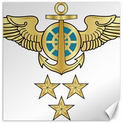 Iranian Navy Aviation Pilot Badge 1st Class Canvas 12  X 12  by abbeyz71