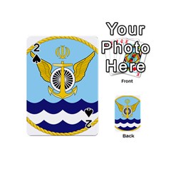 Official Insignia Of Iranian Navy Aviation Playing Cards 54 (mini) by abbeyz71