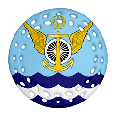 Official Insignia Of Iranian Navy Aviation Ornament (round Filigree) by abbeyz71