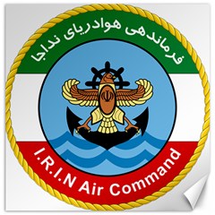 Official Insignia Of Iranian Navy Air Command Canvas 12  X 12  by abbeyz71