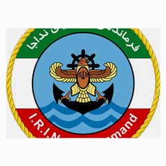 Official Insignia Of Iranian Navy Air Command Large Glasses Cloth by abbeyz71