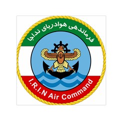 Official Insignia Of Iranian Navy Air Command Small Satin Scarf (square) by abbeyz71