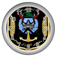 Iranian Naval Commandos Command Insignia Wall Clock (silver) by abbeyz71