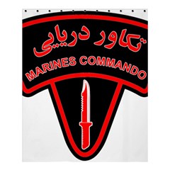 Marines Commando Of The Iranian Navy Badge Shower Curtain 60  X 72  (medium)  by abbeyz71