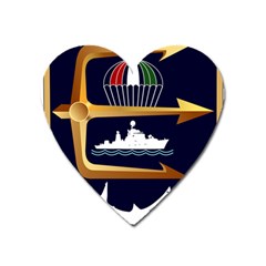 Iranian Navy Marine Corps Badge Heart Magnet by abbeyz71