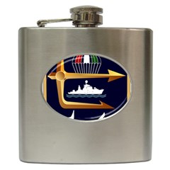 Iranian Navy Marine Corps Badge Hip Flask (6 Oz) by abbeyz71
