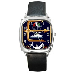 Iranian Navy Marine Corps Badge Square Metal Watch by abbeyz71