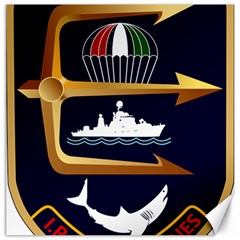 Iranian Navy Marine Corps Badge Canvas 20  X 20  by abbeyz71