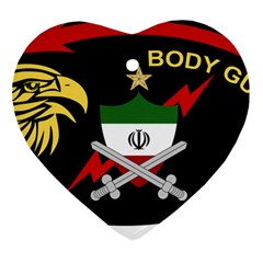 Iranian Army Bodyguard Badge Heart Ornament (two Sides) by abbeyz71