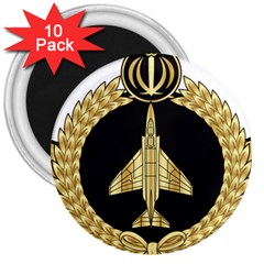 Iranian Air Force F-4 Fighter Pilot Wing 3  Magnets (10 Pack)  by abbeyz71