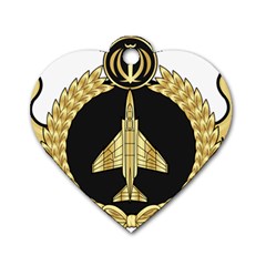 Iranian Air Force F-4 Fighter Pilot Wing Dog Tag Heart (two Sides) by abbeyz71