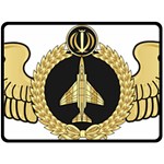 Iranian Air Force F-4 Fighter Pilot Wing Double Sided Fleece Blanket (Large)  80 x60  Blanket Front