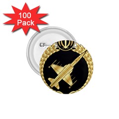 Iranian Air Force F-5 Fighter Pilot Wing 1 75  Buttons (100 Pack)  by abbeyz71