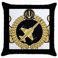 Iranian Air Force F-5 Fighter Pilot Wing Throw Pillow Case (black) by abbeyz71